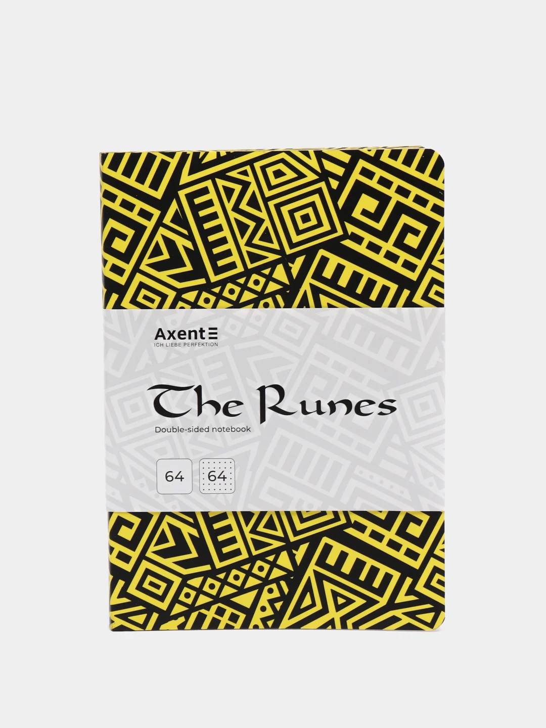 Желтый блокнот двусторонний The Runes, А5, 128 листов