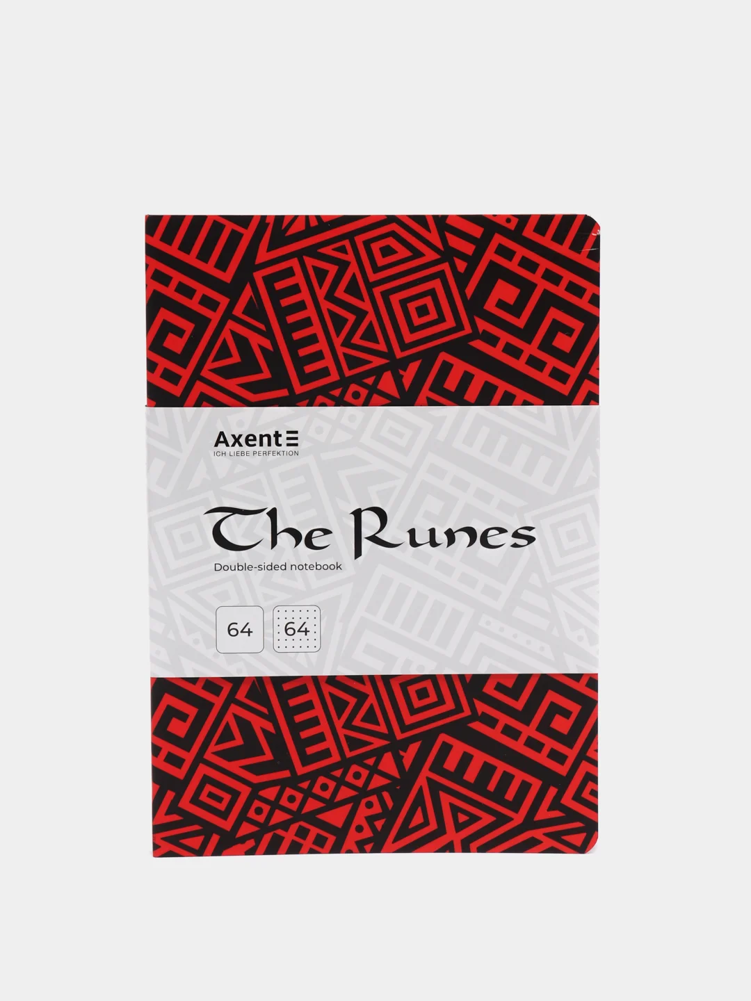 Алый блокнот двусторонний The Runes, А5, 128 листов