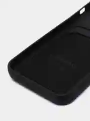 Фиолетовый чехол на iPhone (Айфон) 11, 13, 14, 7 8 Plus X XR XS, 12 Mini Pro Max, с карманом для карт