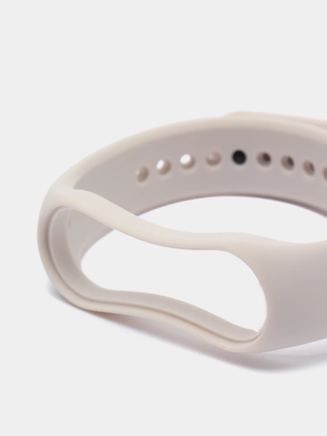 Белый ремешок для Xiaomi Mi Band 7 силиконовый фитнес браслет