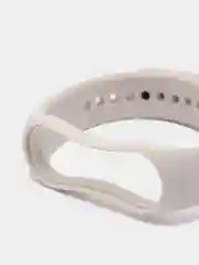 Белый ремешок для Xiaomi Mi Band 7 силиконовый фитнес браслет