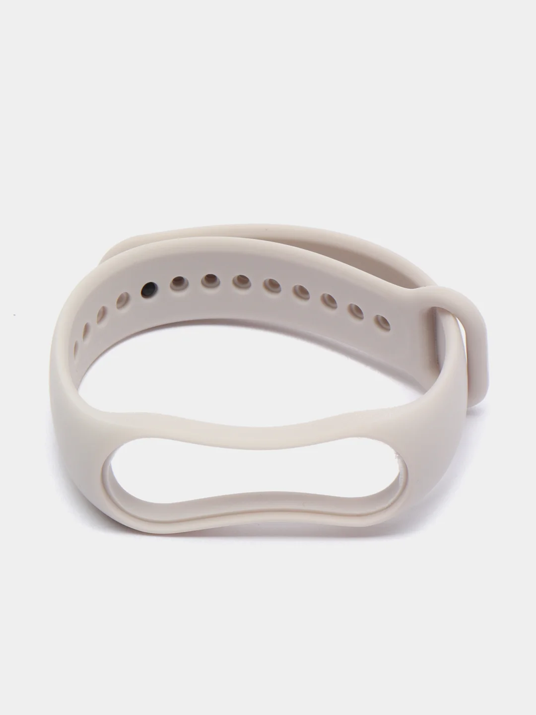 Белый ремешок для Xiaomi Mi Band 7 силиконовый фитнес браслет