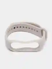 Белый ремешок для Xiaomi Mi Band 7 силиконовый фитнес браслет
