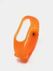 Оранжевый силиконовый ремешок с принтом для Xiaomi Mi Band 7 фитнес браслет