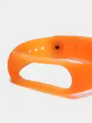 Оранжевый силиконовый ремешок с принтом для Xiaomi Mi Band 7 фитнес браслет