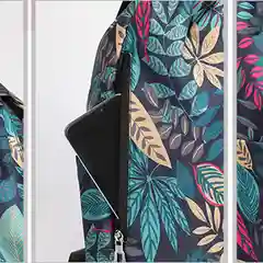 Алый рюкзак повседневный на затяжке