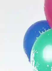 Синий воздушный шар с днем рождения, латексные, 12 х 30см, 1 шт