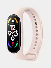 Розовый ремешок для Xiaomi Mi Band 7 силиконовый фитнес браслет