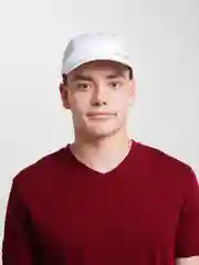 Белый кепка с сеткой мужская, бейсболка мужская
