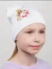 Шапка "Мишка" детская, трикотажная, футер KETMIN