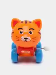 Оранжевый заводная игрушка для детей  "Котик"