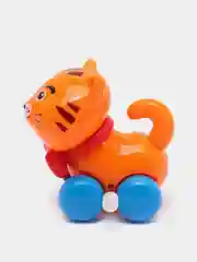 Оранжевый заводная игрушка для детей  "Котик"