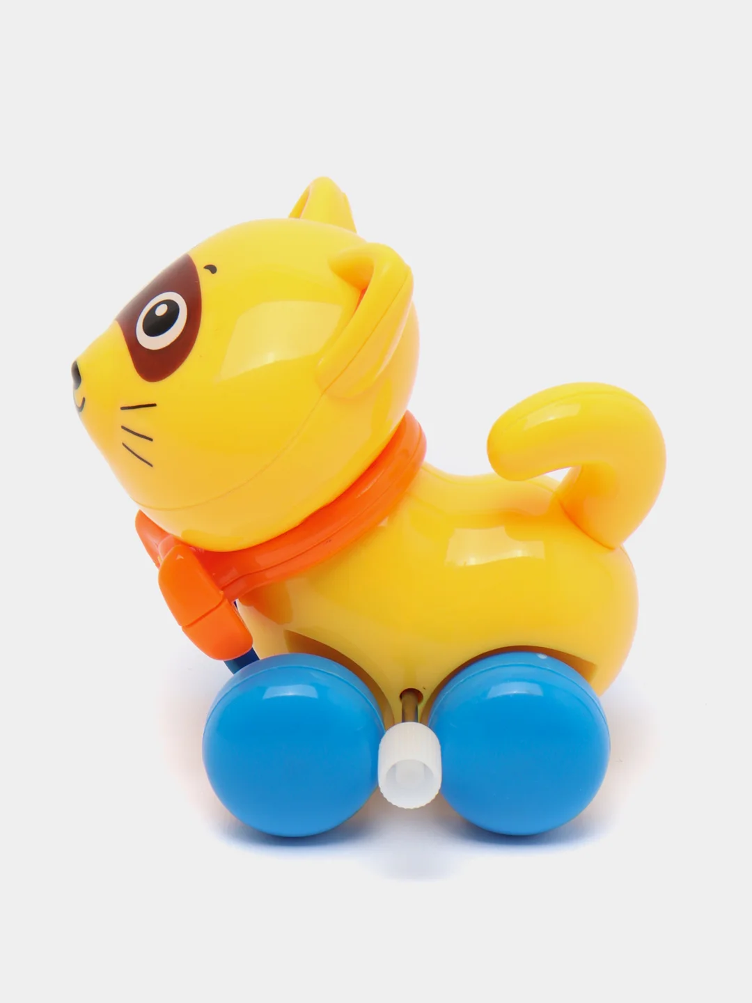 Желтый заводная игрушка для детей  "Котик"