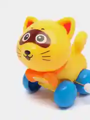 Желтый заводная игрушка для детей  "Котик"