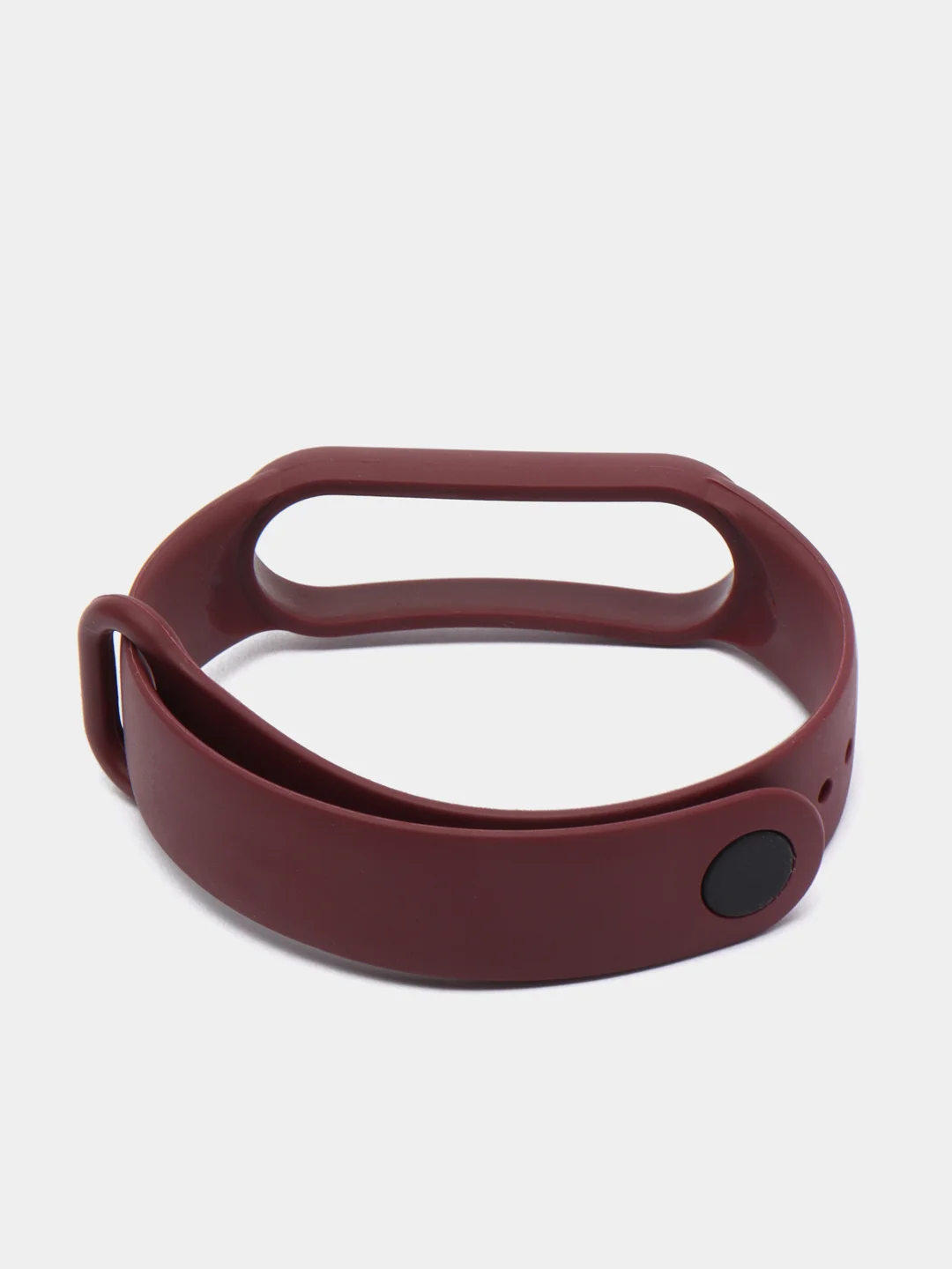 Бордовый силиконовый ремешок для Xiaomi Mi Band 5, Mi Band 6,
