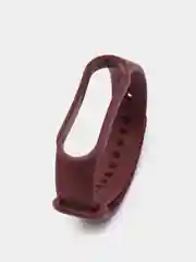 Бордовый силиконовый ремешок для Xiaomi Mi Band 5, Mi Band 6,