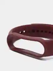 Бордовый силиконовый ремешок для Xiaomi Mi Band 5, Mi Band 6,