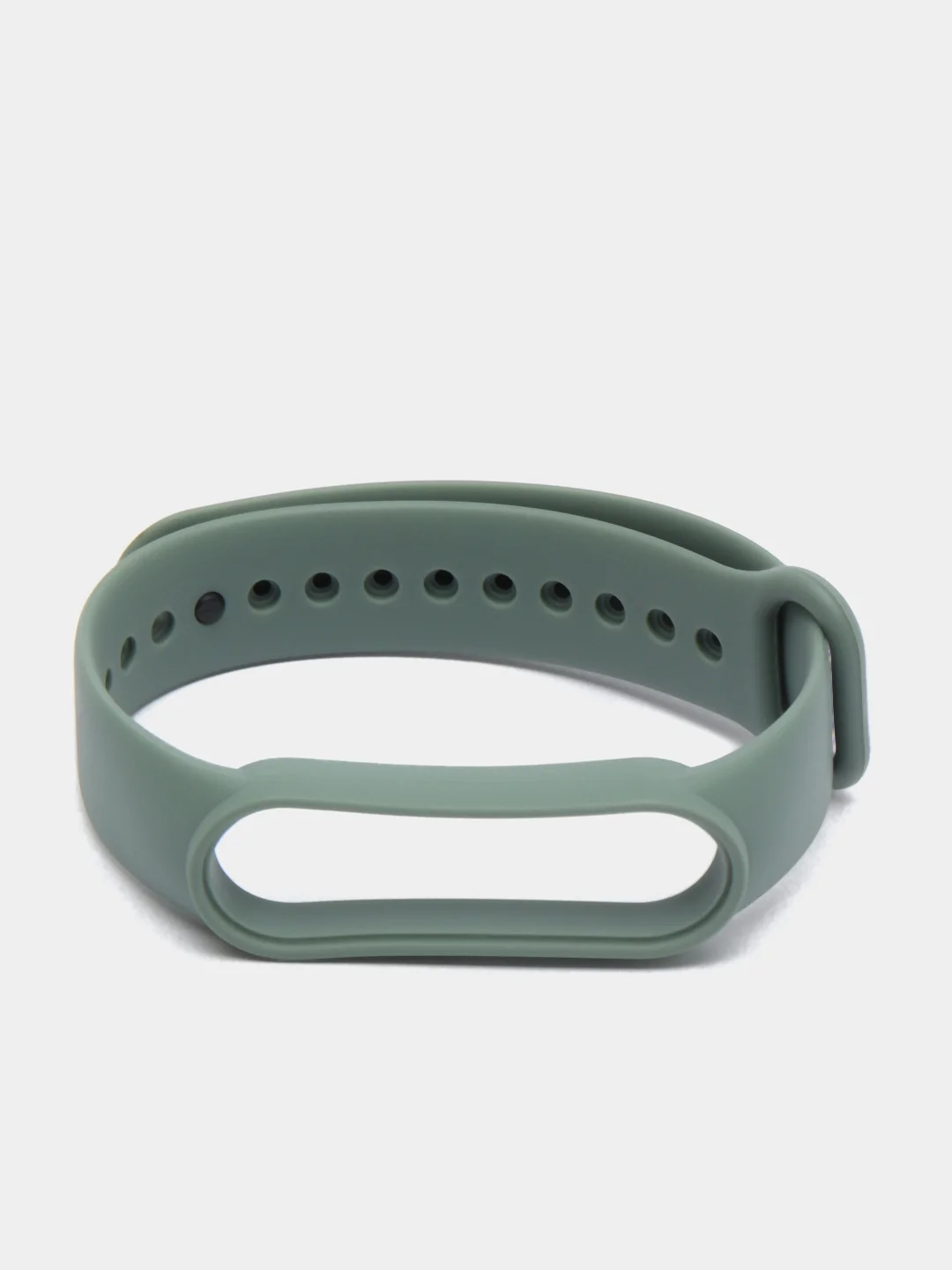 Оливковый силиконовый ремешок для Xiaomi Mi Band 5, Mi Band 6,