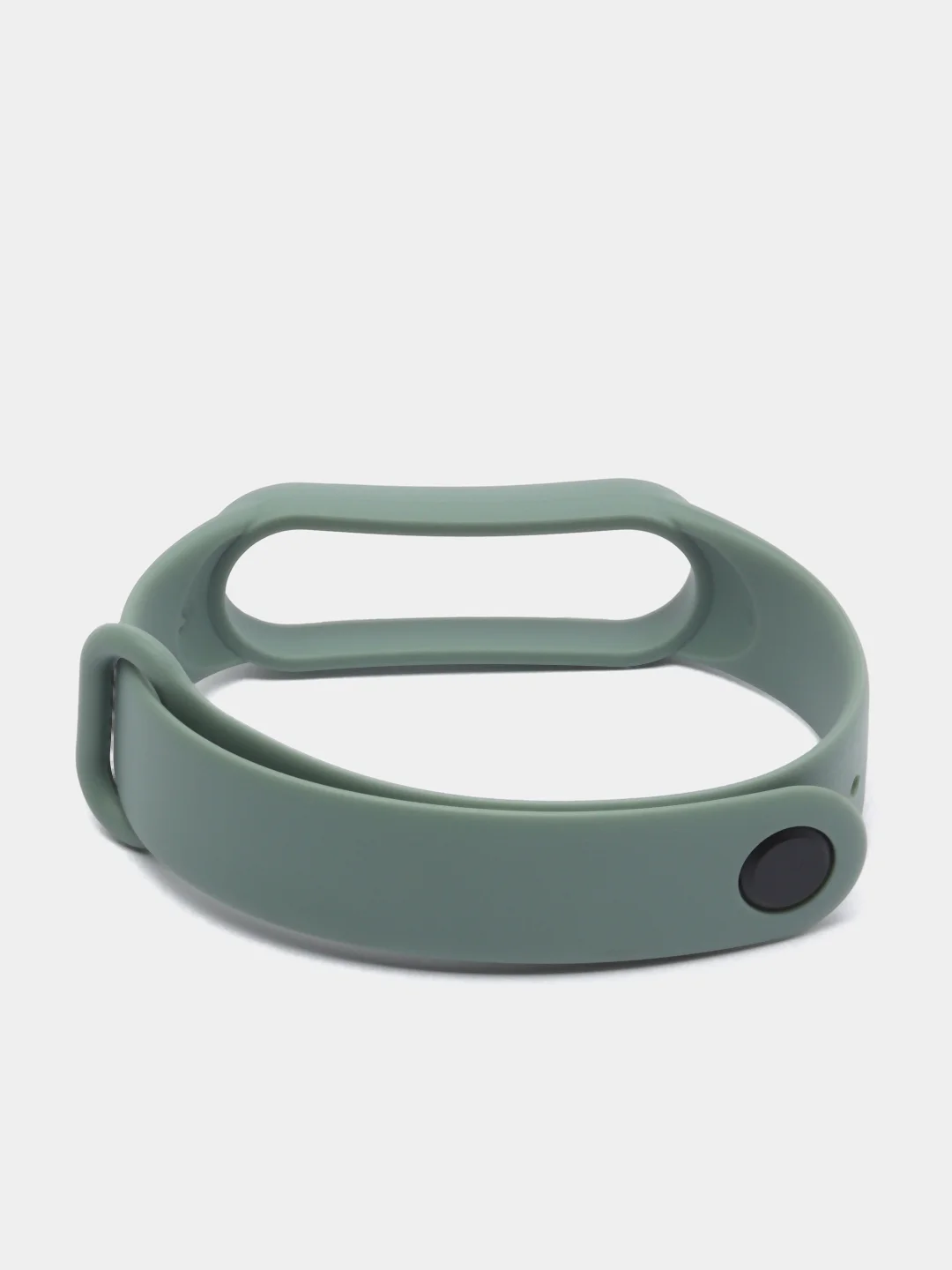Оливковый силиконовый ремешок для Xiaomi Mi Band 5, Mi Band 6,