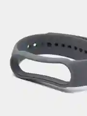 Серый силиконовый ремешок для Xiaomi Mi Band 5, Mi Band 6,