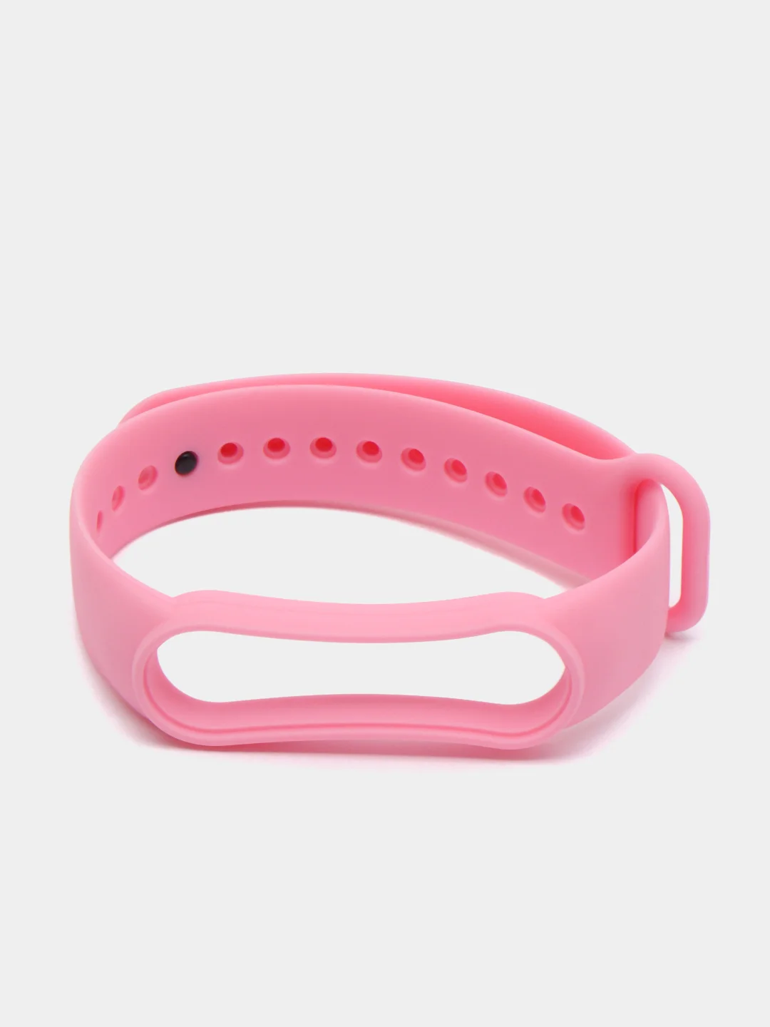 Розовый силиконовый ремешок для Xiaomi Mi Band 5, Mi Band 6,