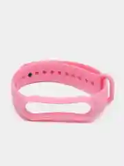 Розовый силиконовый ремешок для Xiaomi Mi Band 5, Mi Band 6,