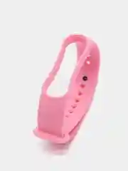 Розовый силиконовый ремешок для Xiaomi Mi Band 5, Mi Band 6,