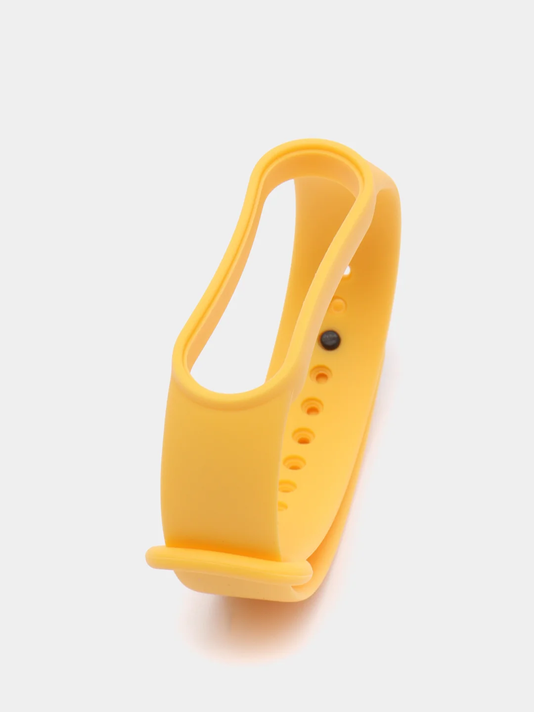 Желтый силиконовый ремешок для Xiaomi Mi Band 5, Mi Band 6,