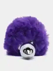 Фиолетовый анальная пробка с хвостом кролика Funtasy "Furry pranks", размер S