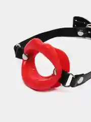 Красный силиконовый кляп в форме губ Funtasy