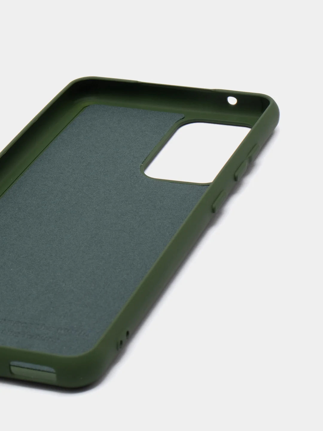 Зелёный хаки чехол Silicone Case для Samsung A11 A30s A50 A50s A52 A51