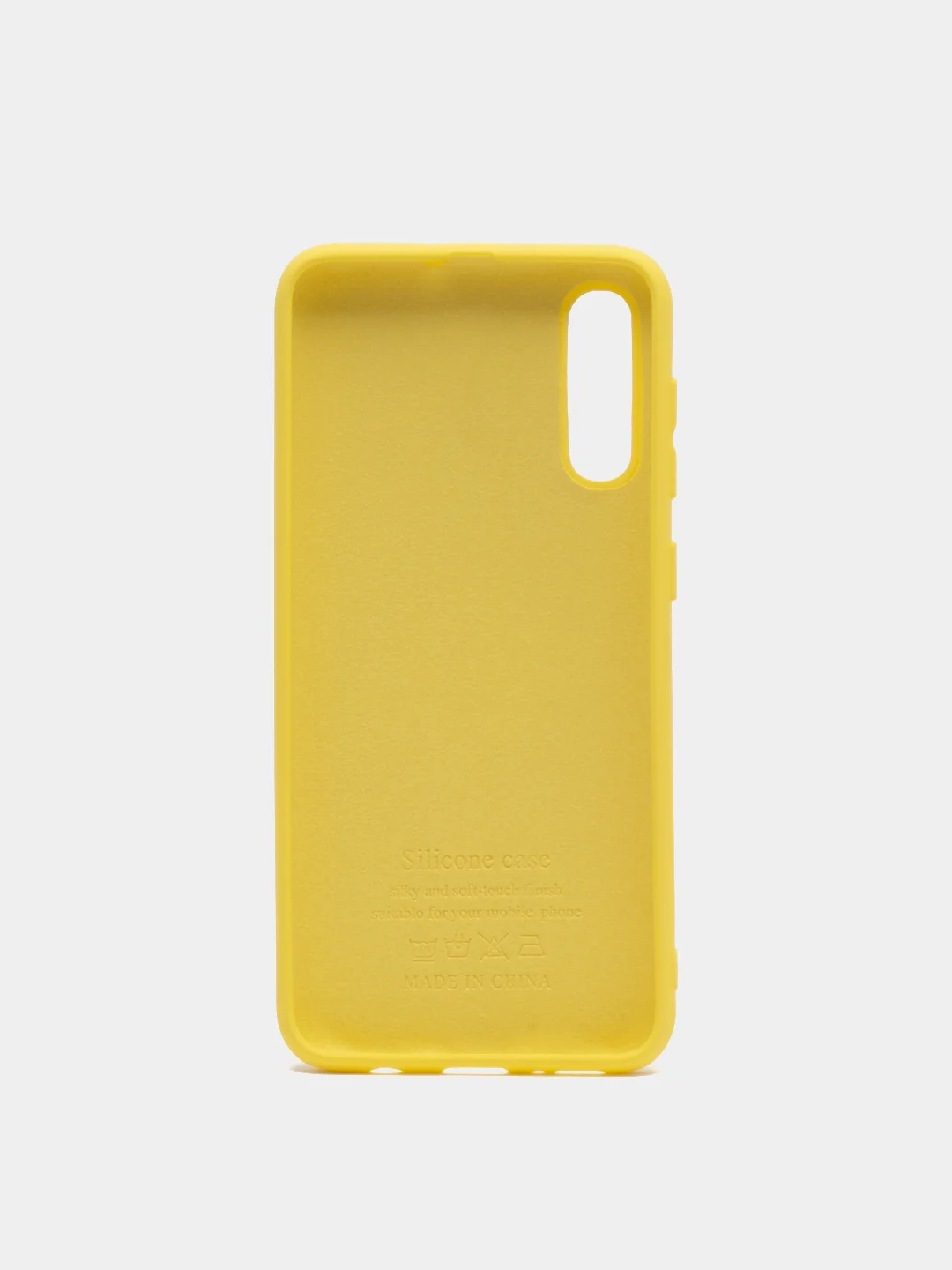 Желтый чехол Silicone Case для Samsung A11 A30s A50 A50s A52 A51