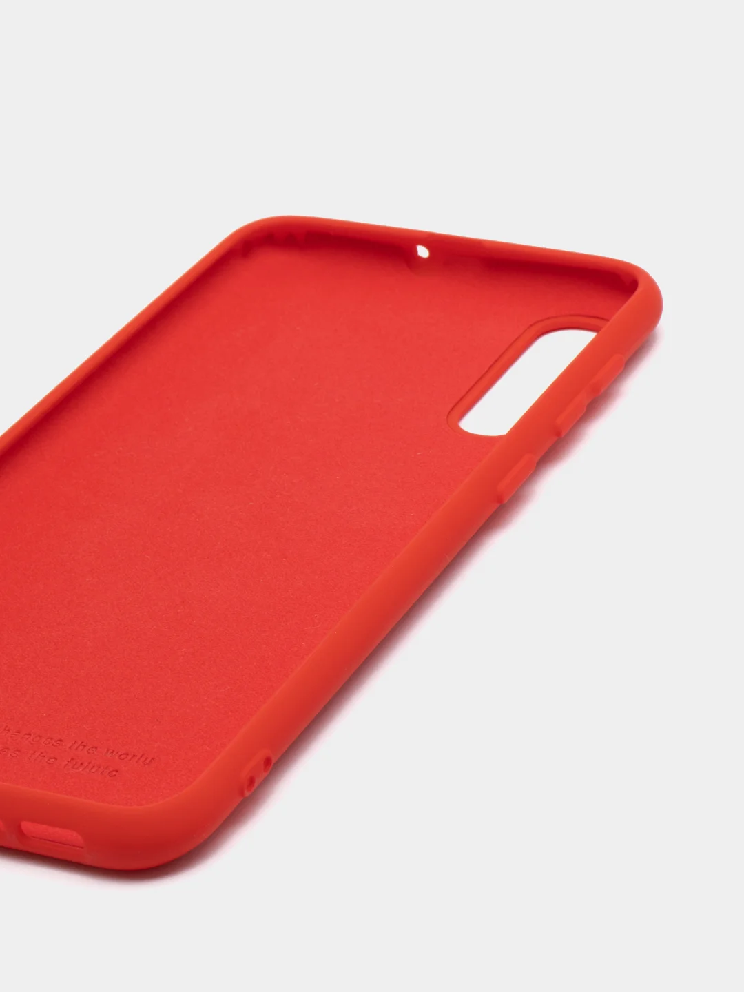 Красный чехол Silicone Case для Samsung A11 A30s A50 A50s A52 A51