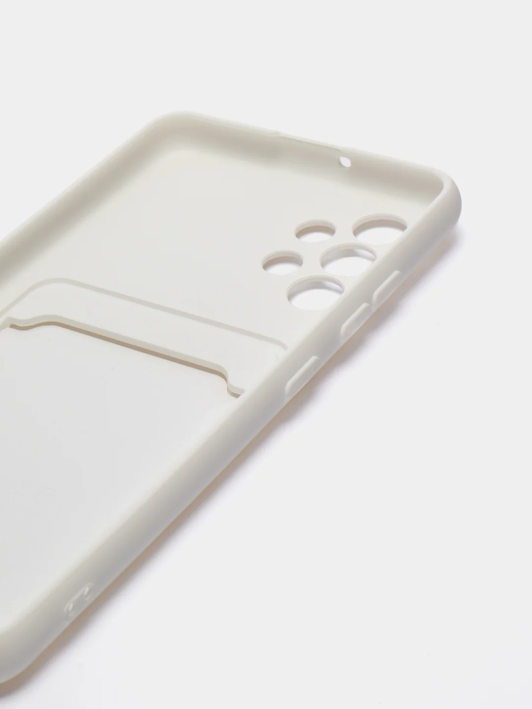 Белый чехол Samsung Galaxy A32, с кармашком