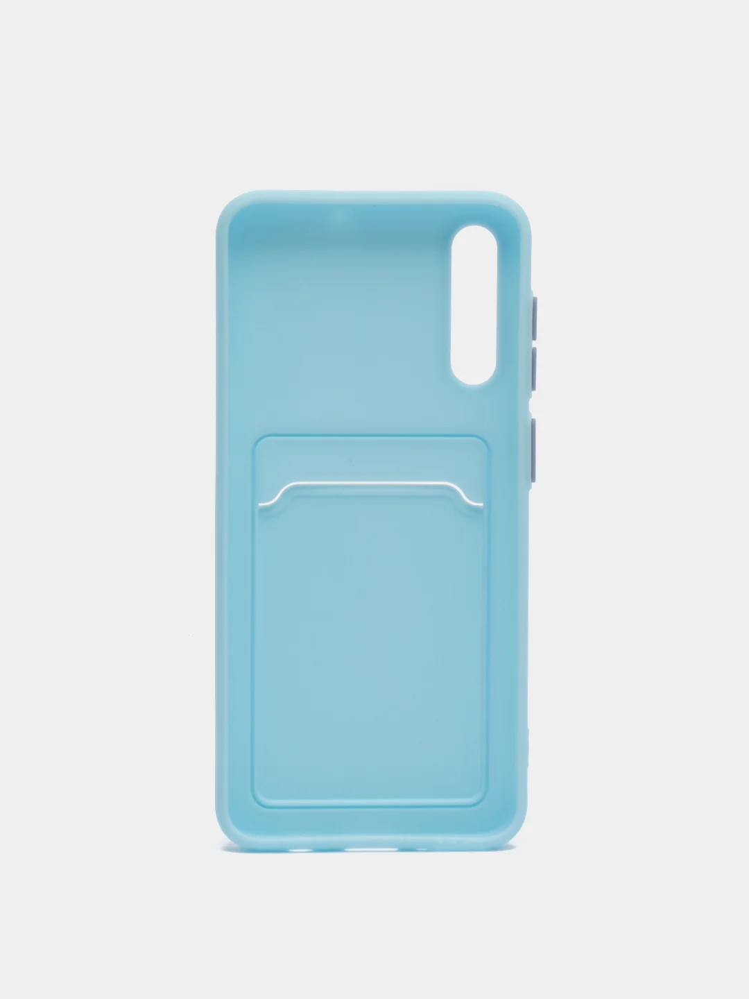 Голубой чехол с карманом для карт Samsung Galaxy A31/A51/A71/A12/A22/A32/A52/A72/A50/A13/A33/A53
