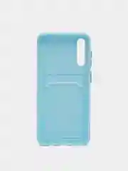 Голубой чехол с карманом для карт Samsung Galaxy A31/A51/A71/A12/A22/A32/A52/A72/A50/A13/A33/A53