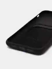 Черный чехол с карманом для карт iPhone 7 8 Plus XR X/XS Max 11 12 13 Pro Max mini айфон про макс