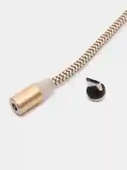 Золотой кабель магнитный USB - micro-USB, тканевая оплетка, длина 1 метр