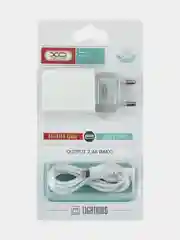Сетевое зарядное устройство ХО L65 2.4A/2USB, кабель Micro