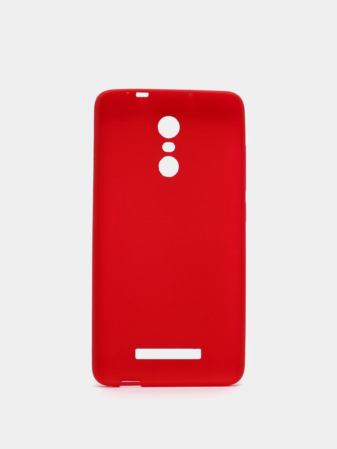 Алый матовый, силиконовый чехол Xiaomi redmi Note 3