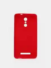 Алый матовый, силиконовый чехол Xiaomi redmi Note 3
