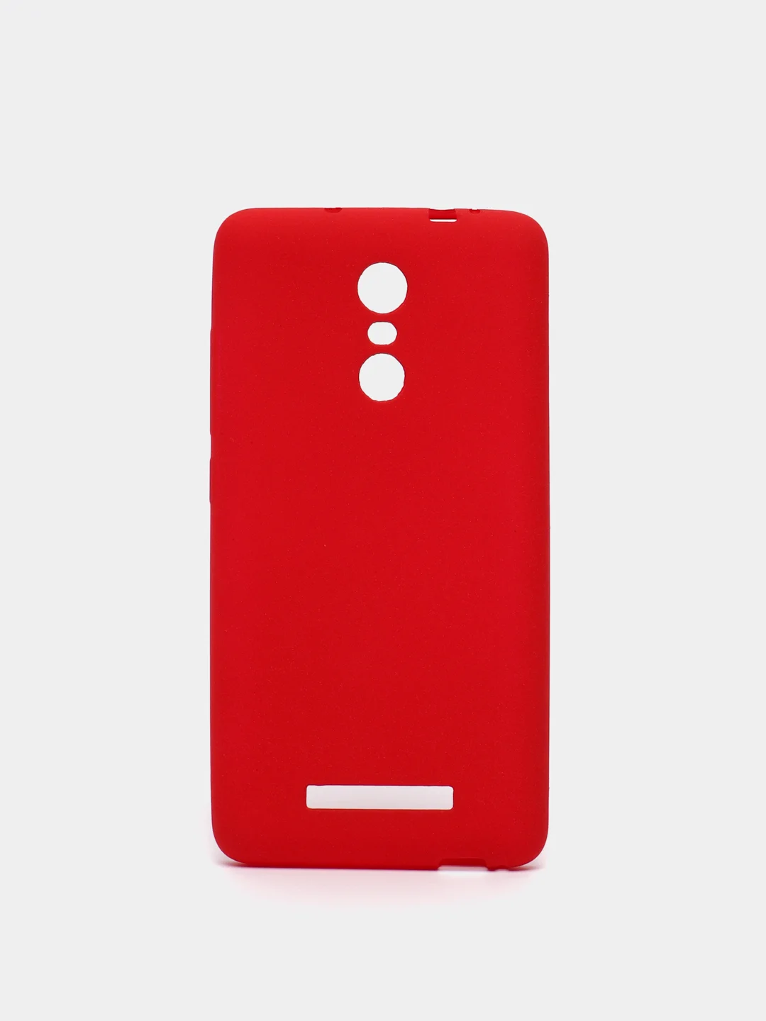 Алый матовый, силиконовый чехол Xiaomi redmi Note 3