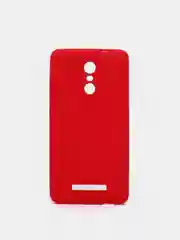 Алый матовый, силиконовый чехол Xiaomi redmi Note 3