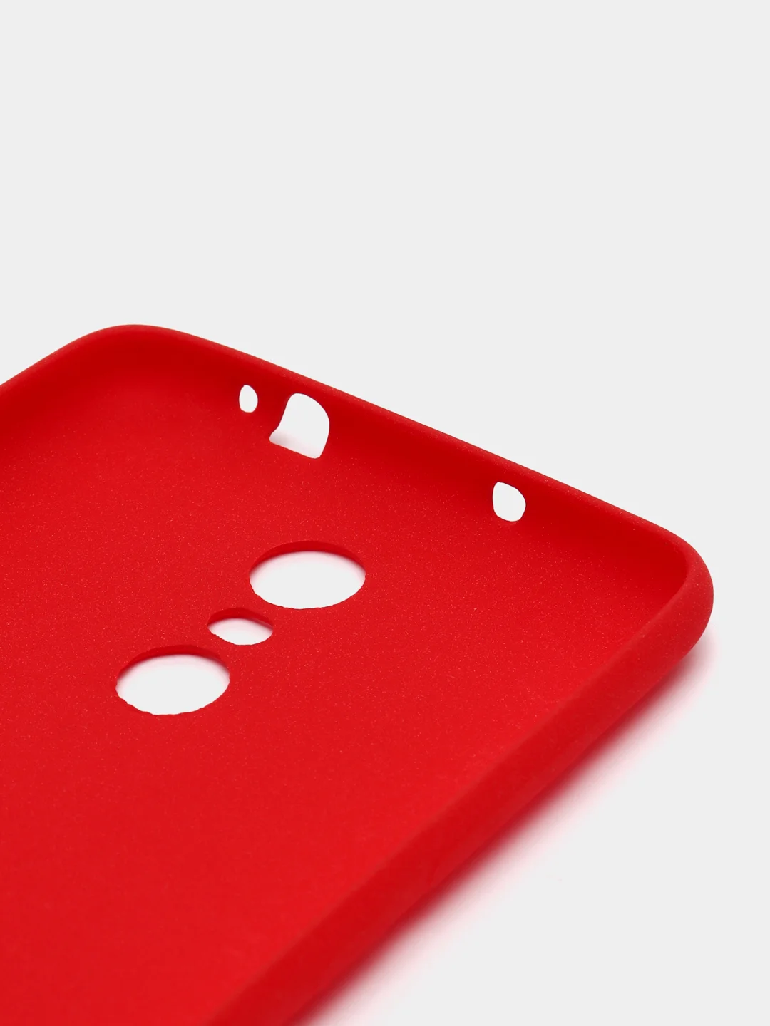 Алый матовый, силиконовый чехол Xiaomi redmi Note 3