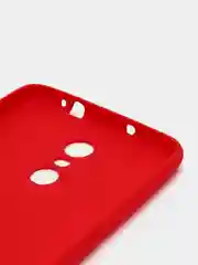 Алый матовый, силиконовый чехол Xiaomi redmi Note 3