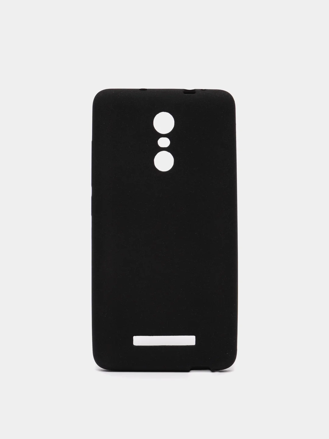 Черный матовый, силиконовый чехол Xiaomi redmi Note 3