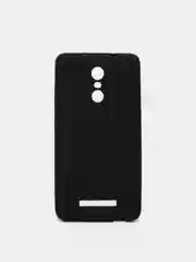 Черный матовый, силиконовый чехол Xiaomi redmi Note 3