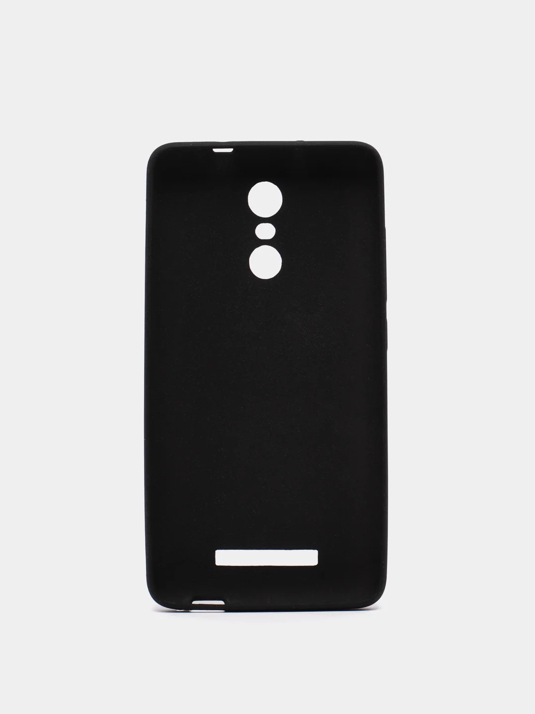 Черный матовый, силиконовый чехол Xiaomi redmi Note 3