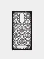 Черный чехол с рисунком для Xiaomi redmi Note 3 матовый, пластиковый