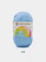 Небесно-голубой пряжа Пехорка "Детская новинка" 10 шт, 100% акрил, 50г, 200м